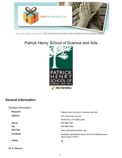 Patrick Henry School of Science and Arts