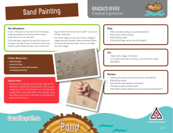 Sand Painting - Scouting Life