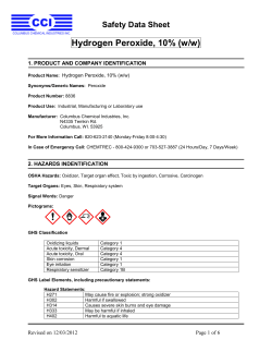 Hydrogen Peroxide, 10% (w/w)