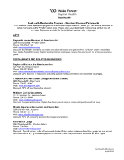 BestHealth Membership Program &ndash; Merchant Discount Participants