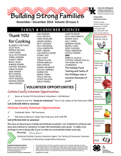 November-December 2016 - Carlisle County