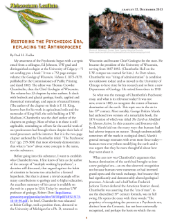 Restoring the Psychozoic Era, replacing the