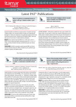 Latest PAT&reg; Publications
