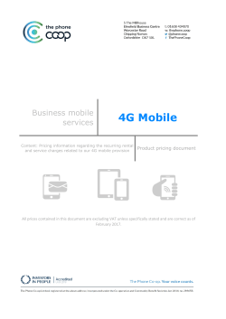 4G Mobile - The Phone Coop