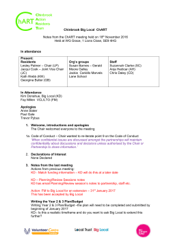 Chinbrook meeting notes November 2016
