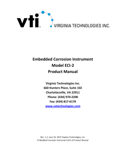 Embedded Corrosion Instrument Model ECI