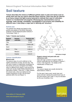 Natural England Technical Information Note TIN037
