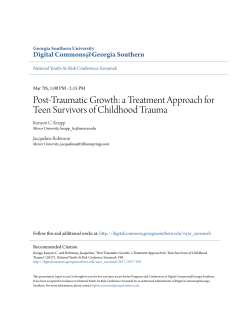 Post-Traumatic Growth - Digital Commons@Georgia Southern