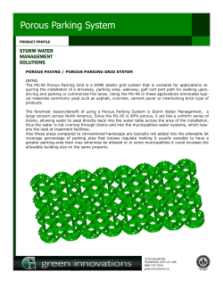 Porous Parking System