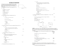 AP Quiz #z18 More Momentum AP FR Quiz #18 More Momentum