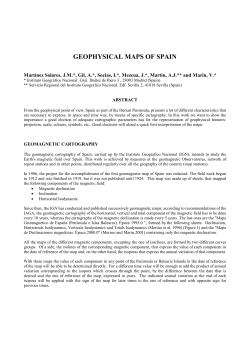 geophysical maps of spain - International Cartographic Association