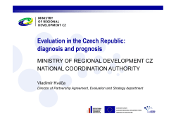 Evaluation in the Czech Republic