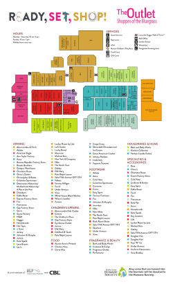 View Directory Map - The Outlet Shoppes of the Bluegrass
