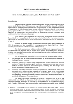NAIRU, incomes policy and inflation