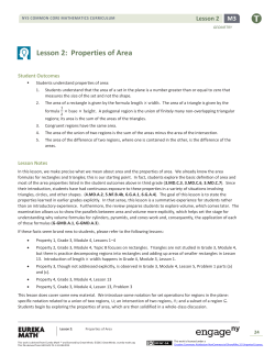 Lesson 2: Properties of Area