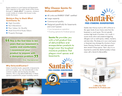 Excess moisture in crawl spaces and basements
