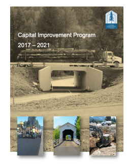 Capital Improvement Program 2017 &ndash; 2021