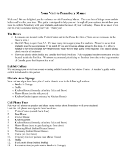 Teacher`s Guide &ndash; Your Visit to Pennsbury Manor Packet