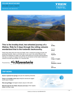 Iceland Mountain Bike