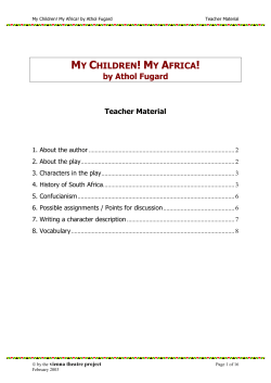 my children! my africa!