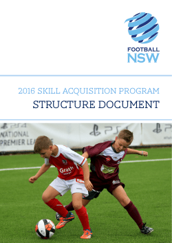 2016 SAP Structure Document