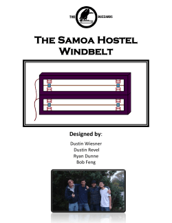 The Samoa Hostel Windbelt