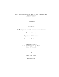 The Combinatorics of Functional Composition and Inversion