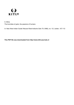 New West Indian Guide/ Nieuwe West