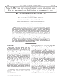 How Can Tropical Pacific Ocean Heat Transport Vary?