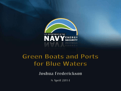 The Navy`s Energy Program