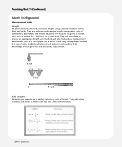 Math Background