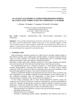 in-autoclave residual stress progression during multiple step