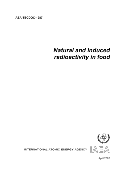 Natural and induced radioactivity in food