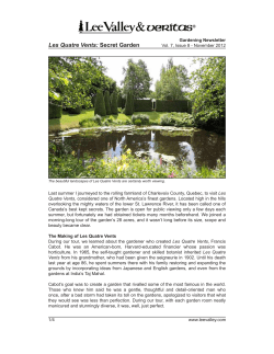 Les Quatre Vents: Secret Garden