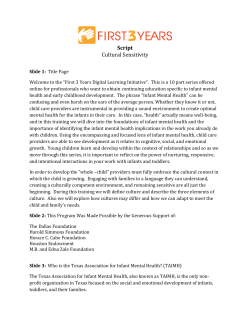 Cultural Sensitivity SCRIPT