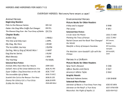 HEROES AND HEROINES FOR AGES 7