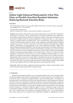 Indoor Light Enhanced Photocatalytic Ultra