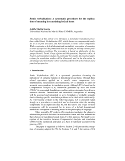 Print this article - Linguistica Antverpiensia, New Series &ndash; Themes in