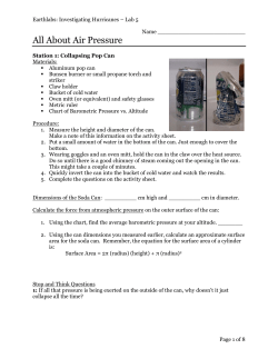 All About Air Pressure