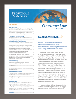Consumer Law - Troutman Sanders LLP