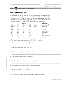 The Election of 1876