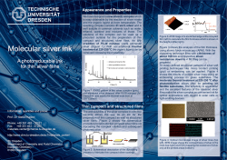 Molecular silver ink