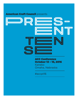 Full Program Brochure - American Craft Council