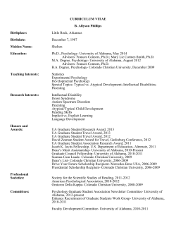 CV- B Allyson Phillips