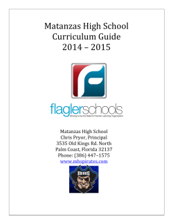 MHS Curriculum Guide SY15