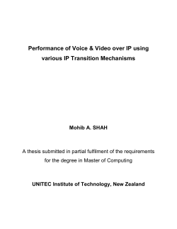 Mohib Shah MComp - Unitec Research Bank