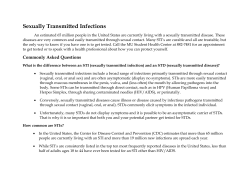 Sexually Transmitted Infections