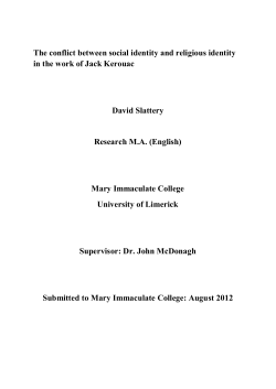 The conflict between social identity and religious identity in the work