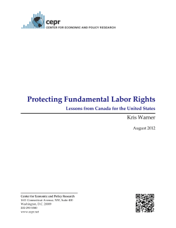 Protecting Fundamental Labor Rights: Lessons from Canada for the