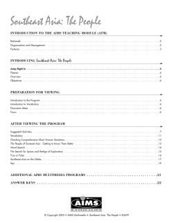 Southeast Asia: The People